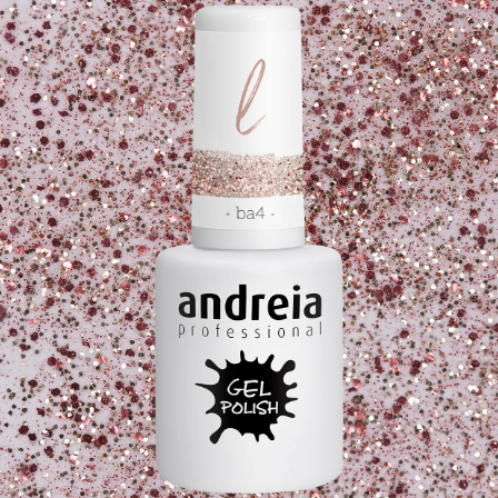 Andreia Gellak - Goud en Roze Glitter - Ballet BA4 - 10,5ml