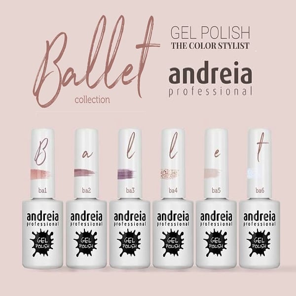 Andreia Gellak - Nude Glitter - Ballet BA5 - 10,5ml