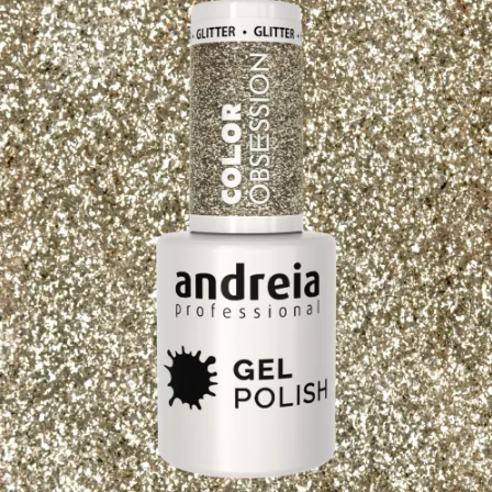 Andreia Gellak - Obsession 1 - Gouden Glitter - Best Of OB1 - 10,5 ml