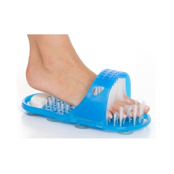 Nalvina Voetmassage Verzorging Slippers - Scrubber - Puimsteen - Wasborstels - Universele Maat