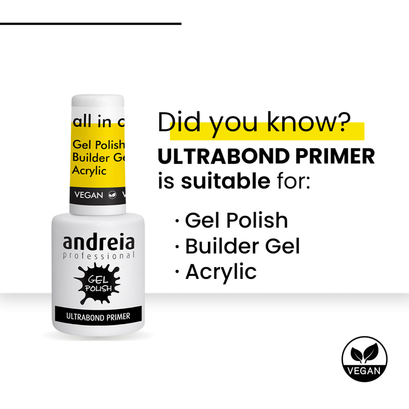 Andreia Professional Primer - Ultra Bond Primer - All in One - Vegan - 10,5ml